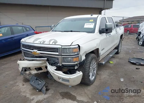 2014 Chevrolet Silverado 1500 High Country из США, поврежденный, VIN 3GCUKTEC6EG381663